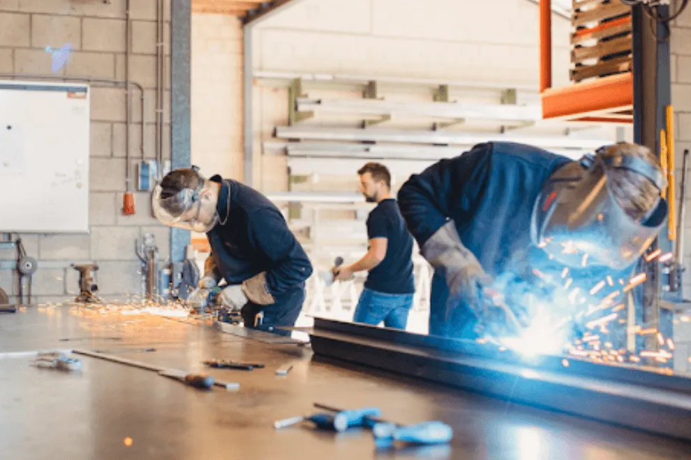 Lassen in de werkplaats